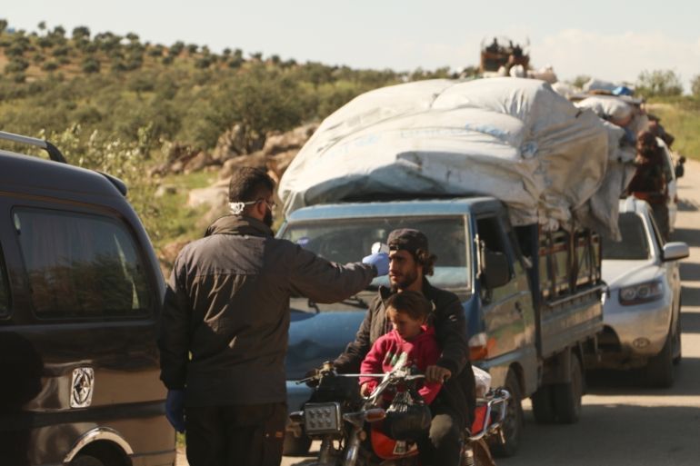 Number of displaced civilians returned to Idlib reaches approximately 110,000