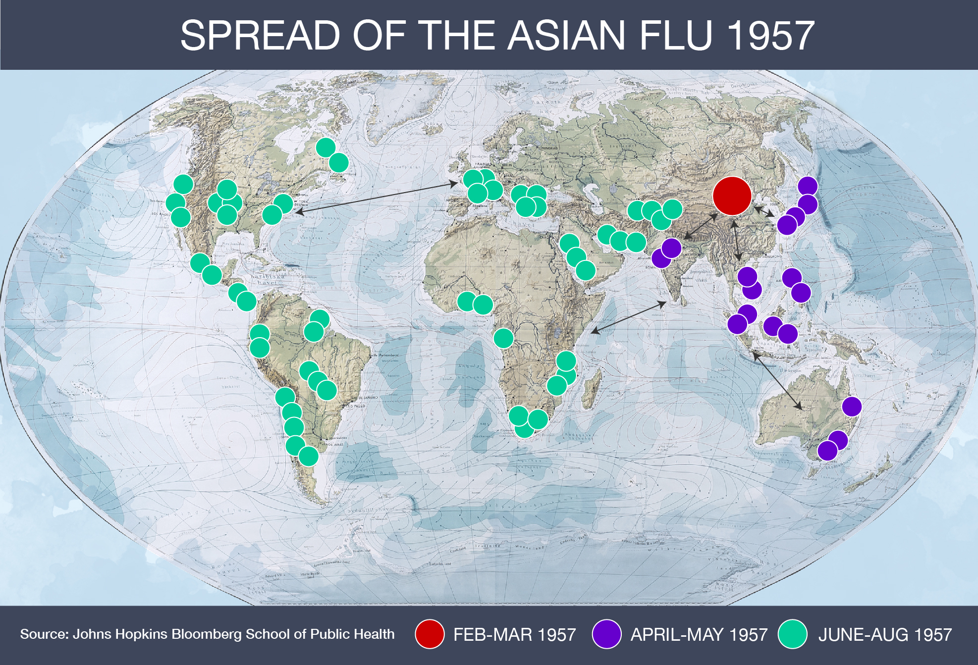 DO NOT USE: INTERACTIVE: Asian flu 1956 map