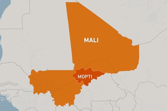 Mopti, Mali - map