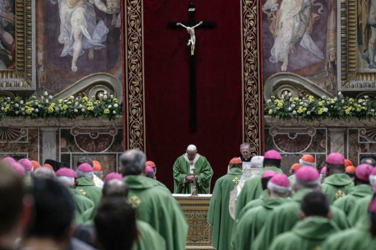 Pope Francis celebrates Mass to conclude his extraordinary summit of Catholic leaders summoned to Rome for a tutorial on preventing clergy sexual abuse and protecting children from predator priests. T