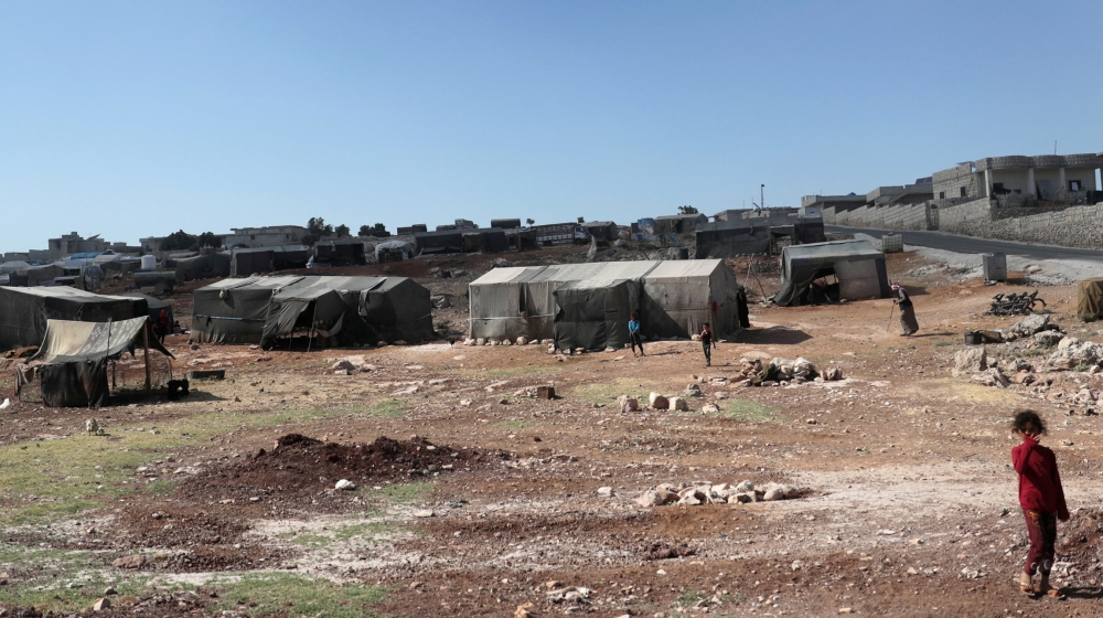 A general view of camps at Atmeh camp, near the Turkish border, Syria June 13, 2020. Picture taken June 13, 2020. REUTERS/Khalil Ashawi