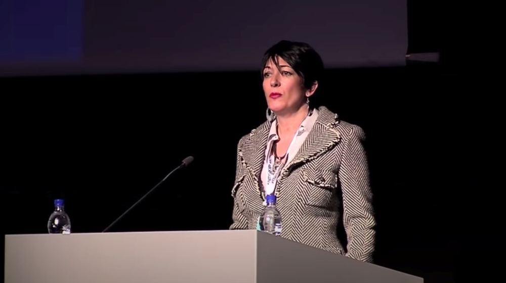 Ghislaine Maxwell speaks at the Arctic Circle Forum in Reykjavik, Iceland October 2013. The Arctic Circle/Handout via REUTERS 