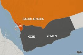 Jizan map - Saudi Arabia