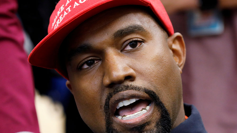 Kanye West MAGA hat 