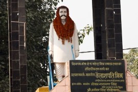 DO NOT USE Statue of Mahendra Mishra in Chhapra, Bihar, India