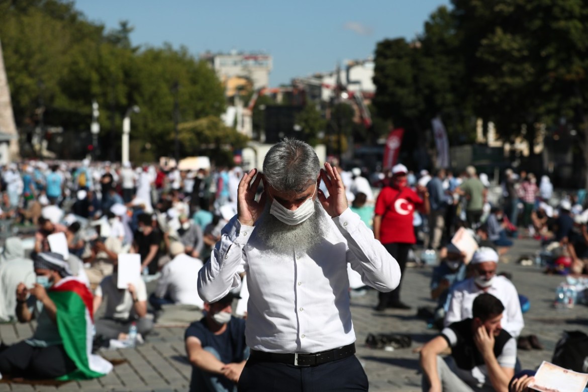 Istanbul''s Hagia Sophia Mosque hosts first Friday prayers in 86 years