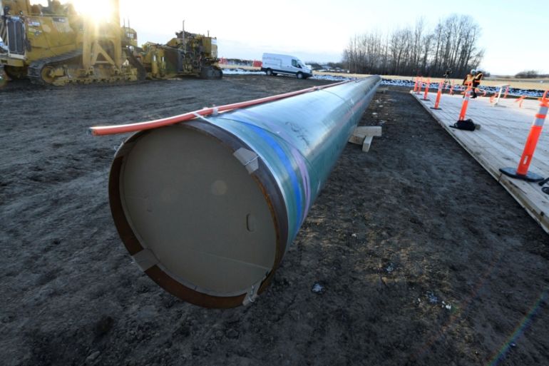Expansion of the Canadian government-owned Trans Mountain oil pipeline advances in Acheson