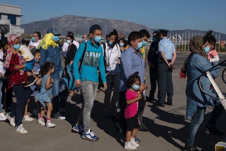 Greece migrants flying to Germany