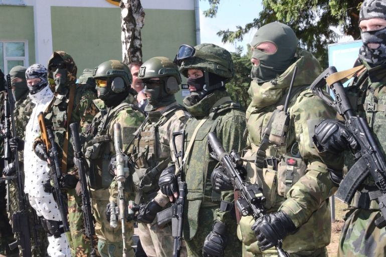 Belarusian army special troops
