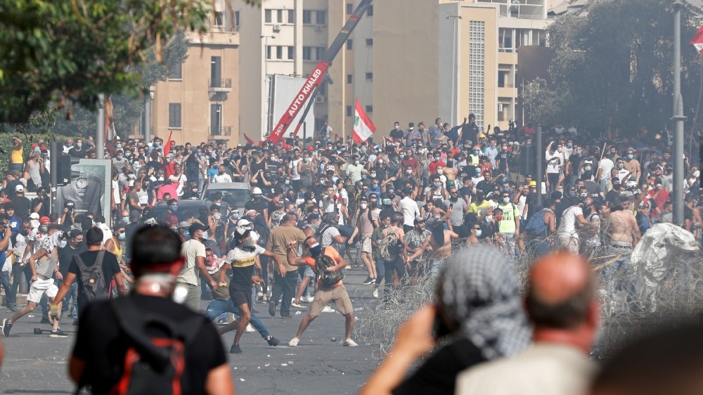 protests called for in central Beirut days after devastating explosion 3