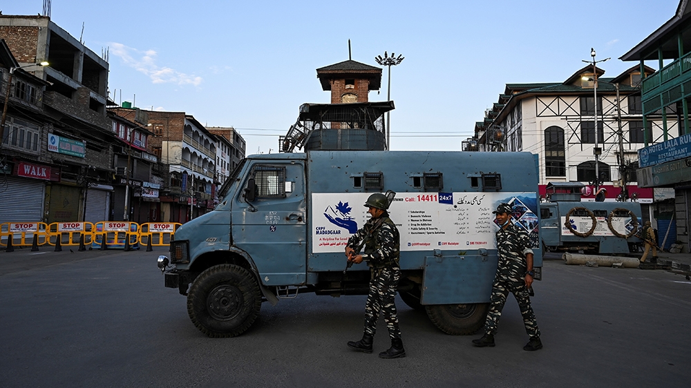 Kashmir curfew