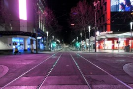 Melbourne under curfew