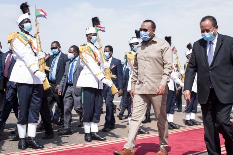 Prime Minister of Ethiopia Abiy Ahmed in Khartoum
