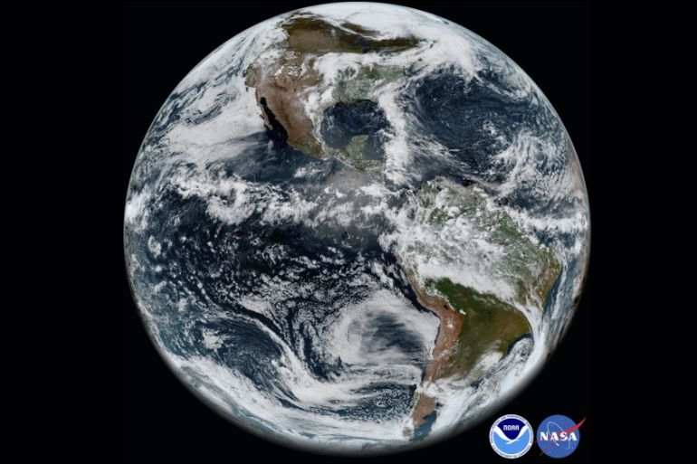 Earth from satellite NASA/ AP