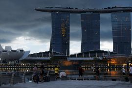 Singapore skyline economy