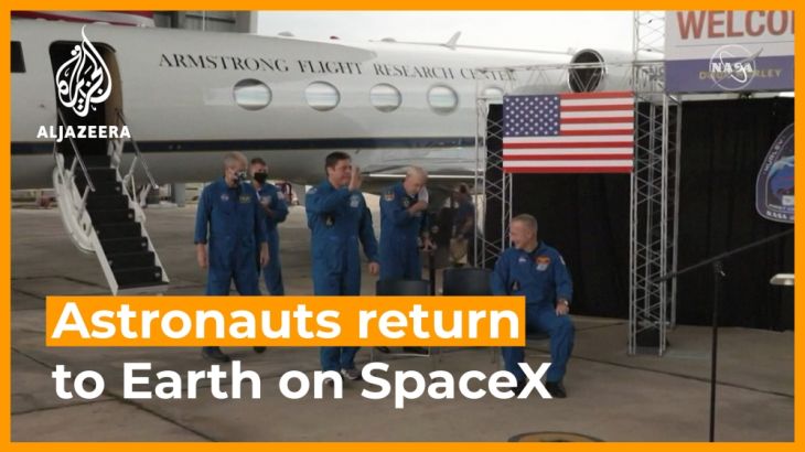 NASA astronauts’ historic return on SpaceX capsule