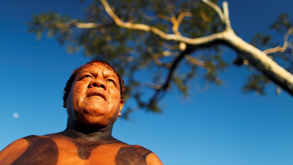 FILE PHOTO: Yawalapiti chief Aritana is seen in the Xingu National Park