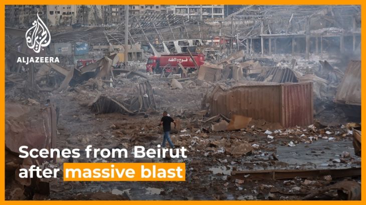 Scenes from Beirut after massive deadly explosion