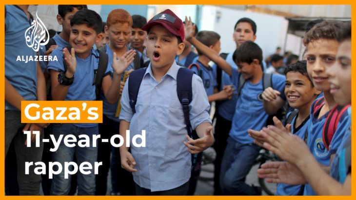 Gaza’s 11-year-old rapper