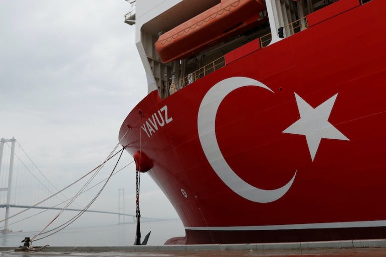 Turkey drilling ship cyprus coast