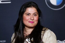 Producer Sharmeen Obaid-Chinoy arrives at the ninth annual Women In Film Pre-Oscar Cocktail Party in Los Angeles, California February 26, 2016. REUTERS/Patrick T. Fallon