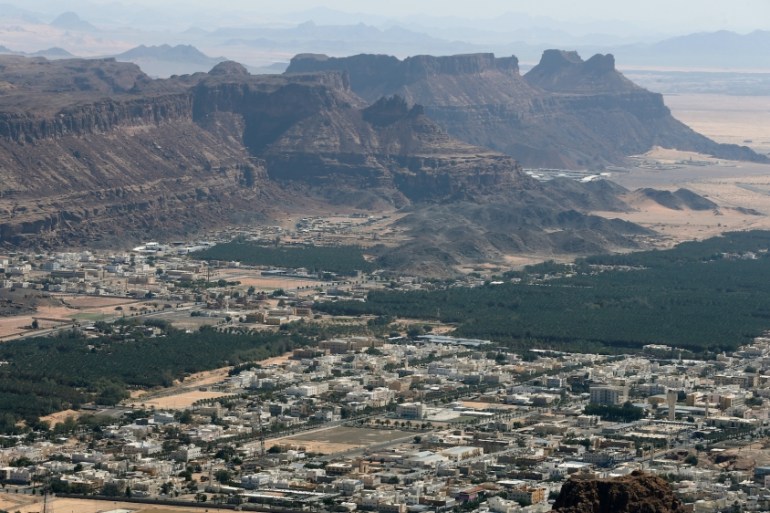 General view of al-Ula, Saudi Arabia