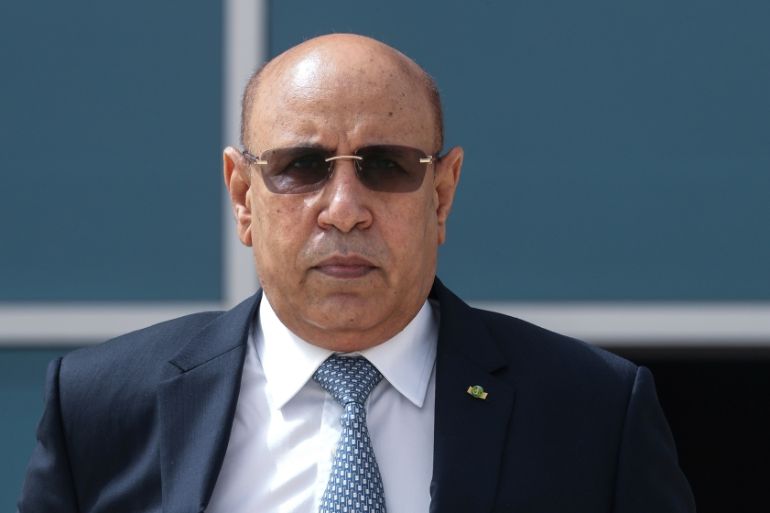 Mauritania President Mohamed Ould Cheikh El Ghazouani poses for a picture during the G5 Sahel summit in Nouakchott, Mauritania June 30, 2020. Ludovic Marin /Pool via REUTERS