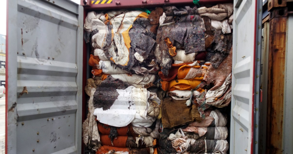 Sri Lanka returns containers of illegal waste to Britain Customs