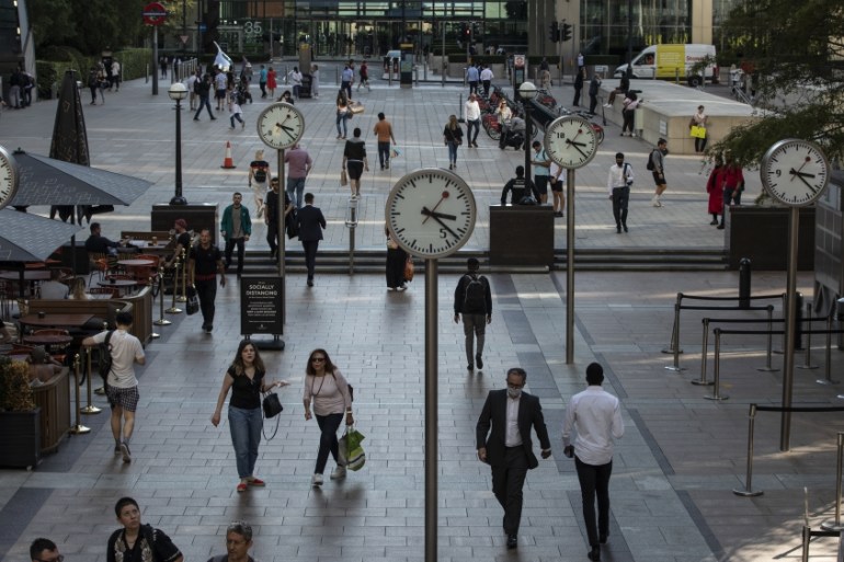 Return Of London Office Workers Remains Slow Despite Government Urging