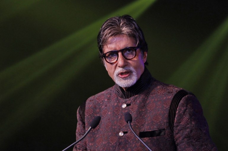 Indian Bollywood star Amitabh Bachchan addresses an event in Chennai, India. Bollywood films, with their colorful sets and hyper-coordinated song-and-dance numbers, have catapulted five Indians into t