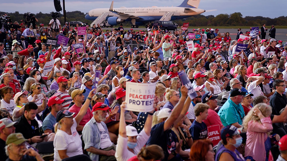 Trump campaign event crowd in NC