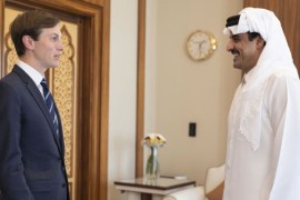 Qatar''s ruler, Emir Sheikh Tamim bin Hamad al-Thani, meets with U.S. President''s senior adviser Jared Kushner in Doha, Qatar, September 2, 2020. Qatar News Agency/Handout via REUTERS ATTENTION EDITORS