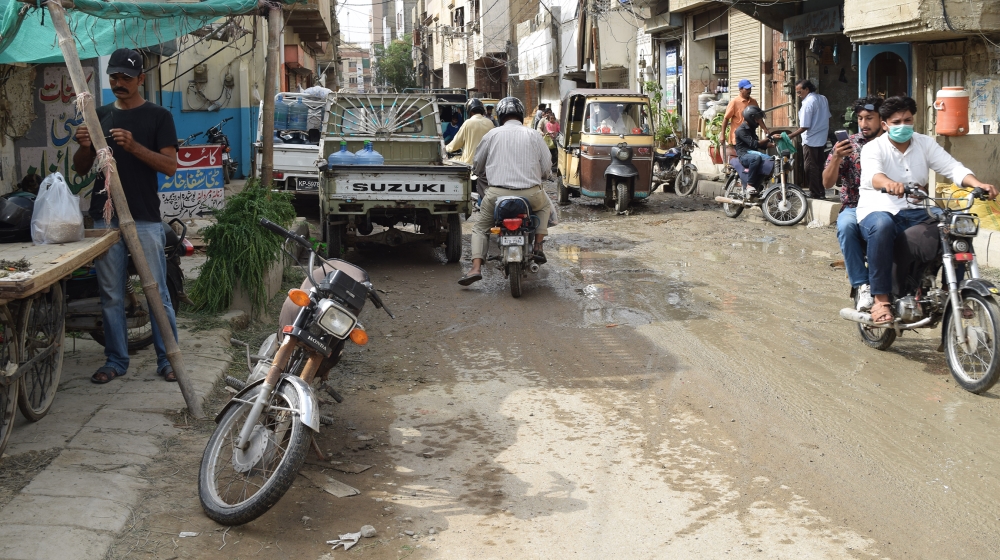 Karachi floods [Aysha Imtiaz/Al Jazeera]
