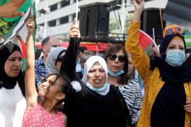 Palestinians protest against normalizing ties with Israel as Arab foreign ministers meet
