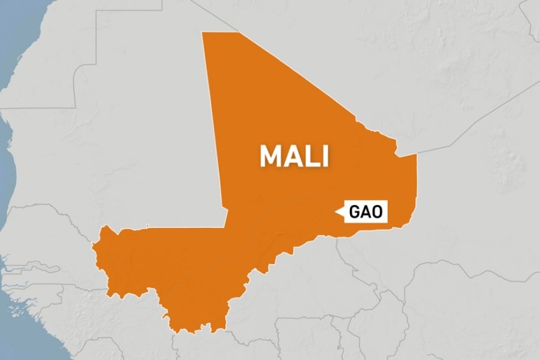 Map: Gao, Mali