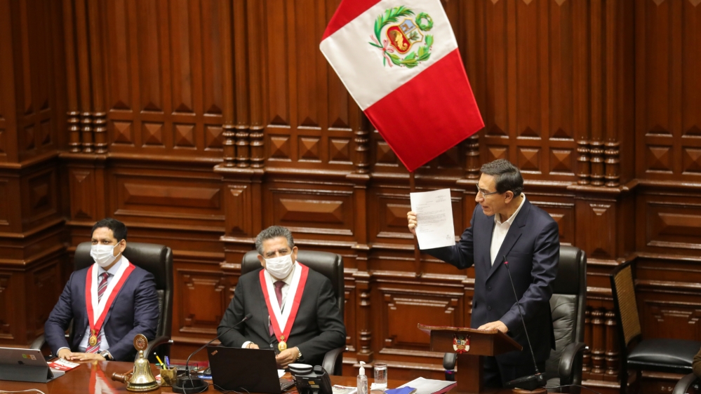 Peru to vote on presidential ouster, in Lima