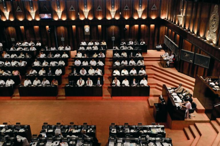 Presentation of the new government''s policy statement during the inaugural session of the new Parliament, in Colombo