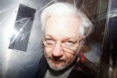 WikiLeaks founder Julian Assange leaves Westminster Magistrates Court in London, UK, January 13, 2020 [Henry Nicholls/Reuters]