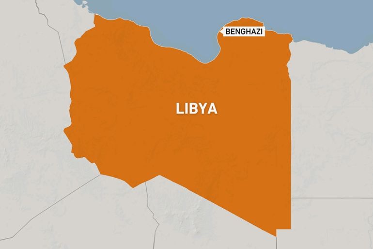 Benghazi map - Libya