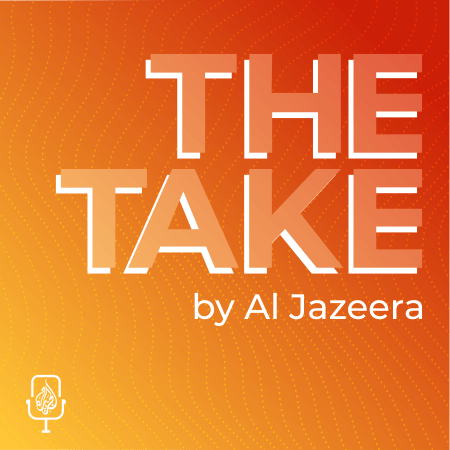 show logo for the take podcast