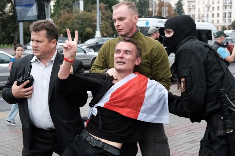 Minsk Belarus protests