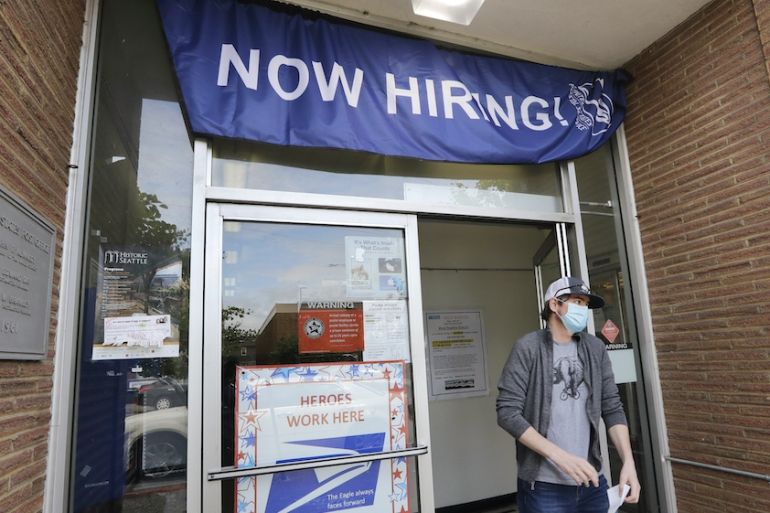 US economy jobs opening