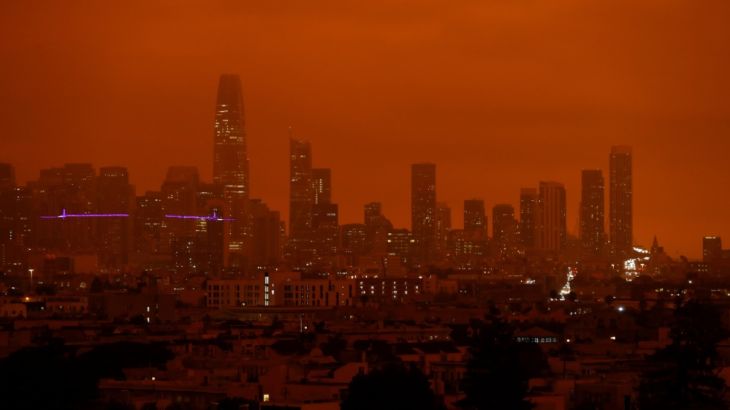 San Francisco California fires