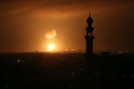 Gaza bombing Anadolu