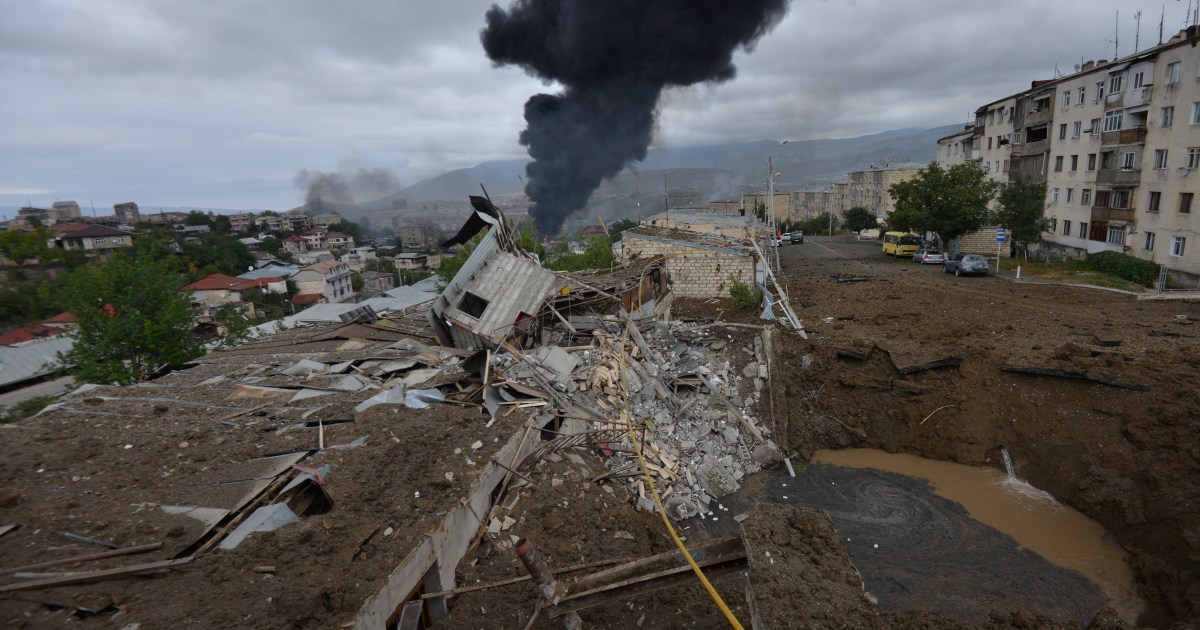 Nagorno-Karabakh: Key cities targeted in Armenian, Azeri shelling