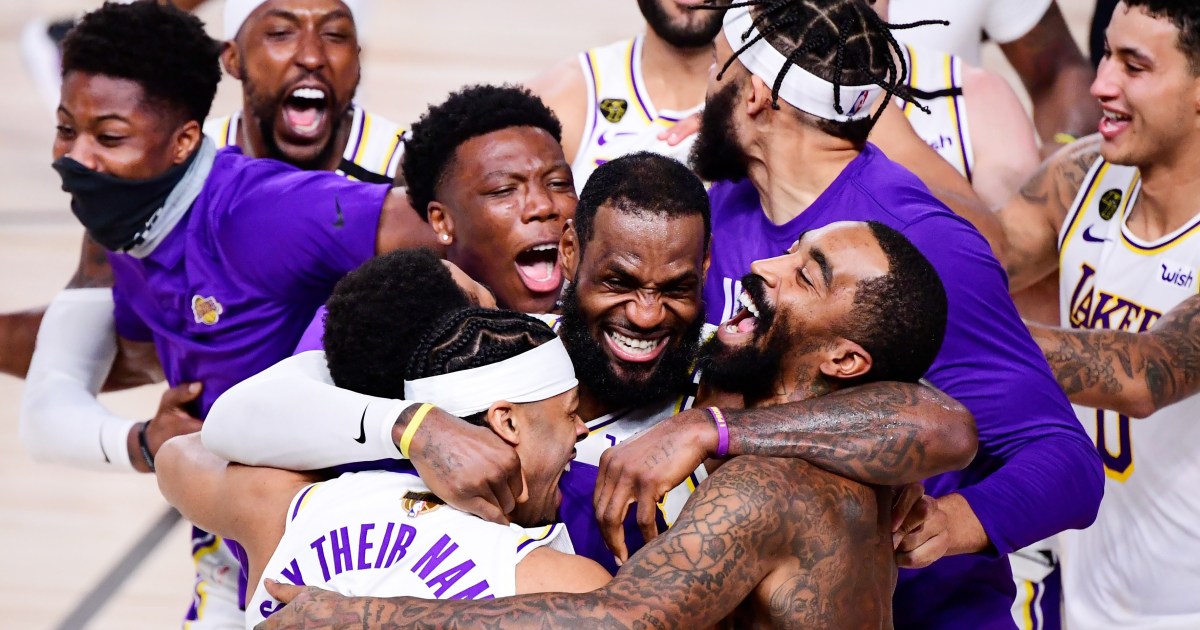 For Kobe': Lebron James leads LA Lakers to 17th NBA title | US & Canada | Al Jazeera