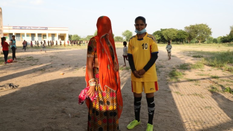 Mamata Gujjar, Football player in Rajasthan, India