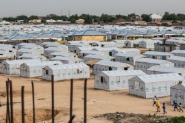 Armed groups have forced more than two million people to flee their homes in northeast Nigeria since 2009, with most settling into squalid camps [Fati Abubakar/AFP] (AFP)