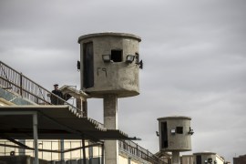Prison watch towers