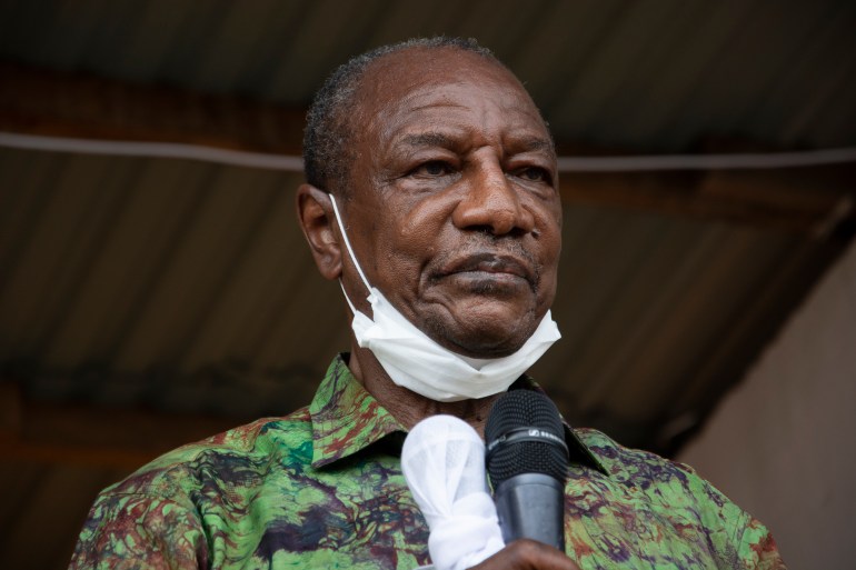 Guinea President Alpha Conde